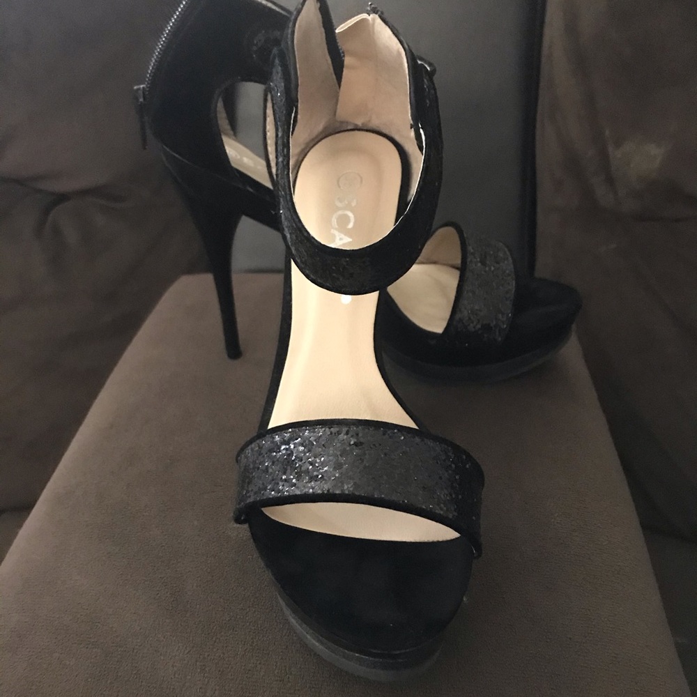 Black chic, classy heels